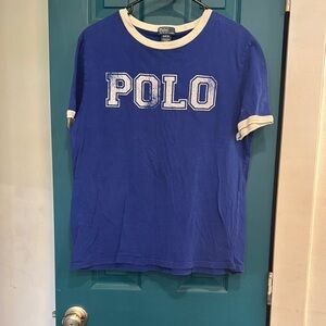 Vintage Polo by Ralph Lauren Blue Kids T-Shirt - XL (18/20)